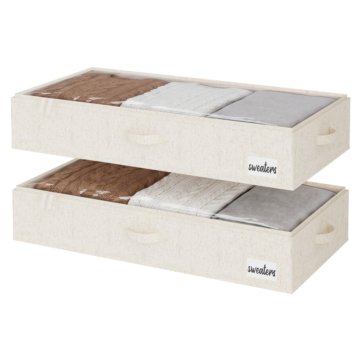 Foldable Fabric Underbed Storage Bins