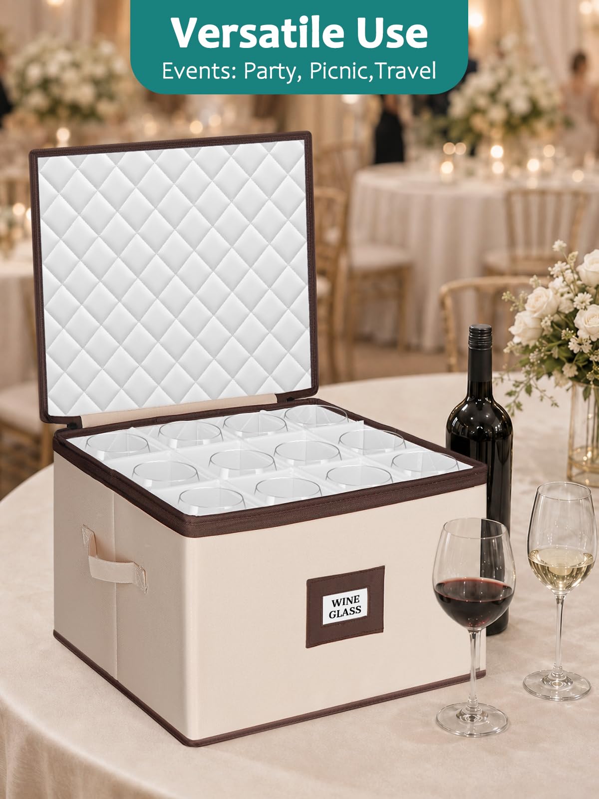 Hard-Shell Dinnerware Storage Set