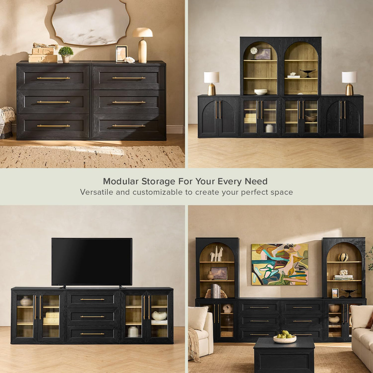 Modular Entertainment Storage Center