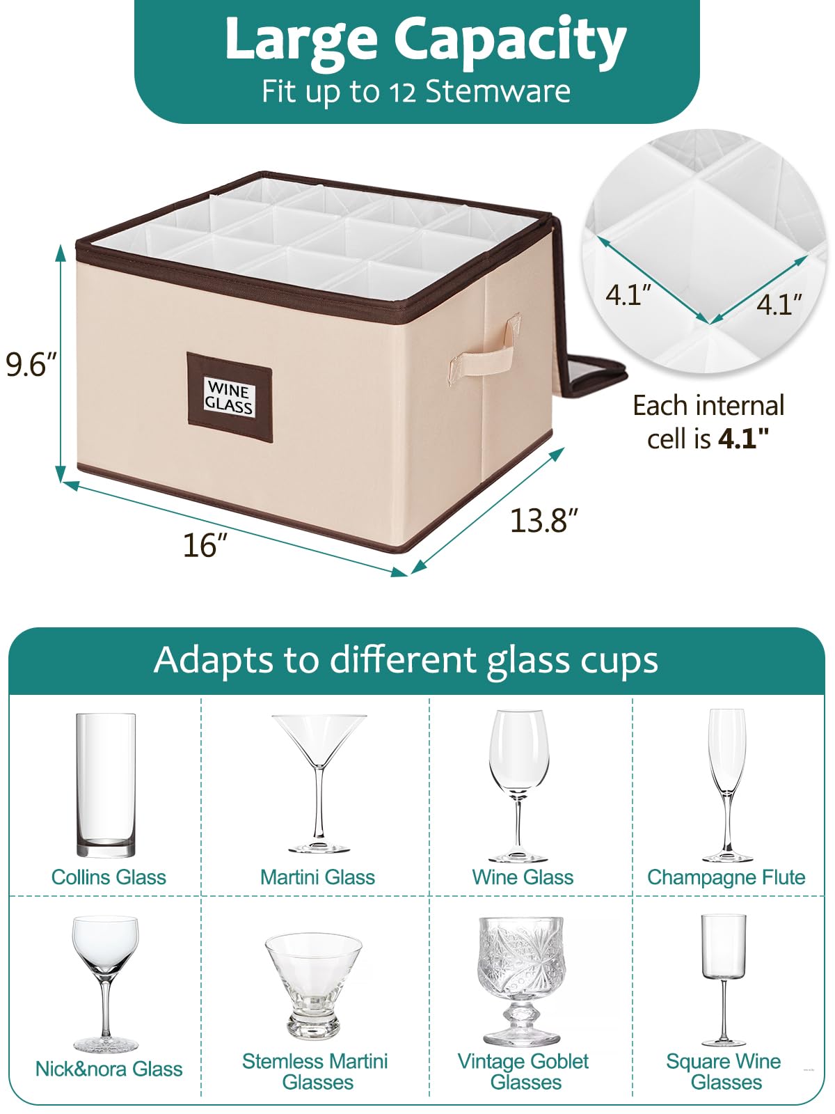 Hard-Shell Dinnerware Storage Set