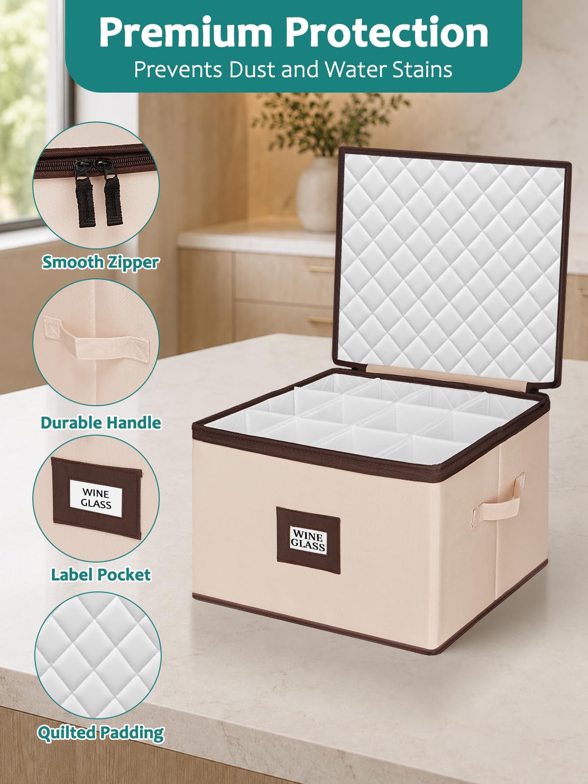 Hard-Shell Dinnerware Storage Set