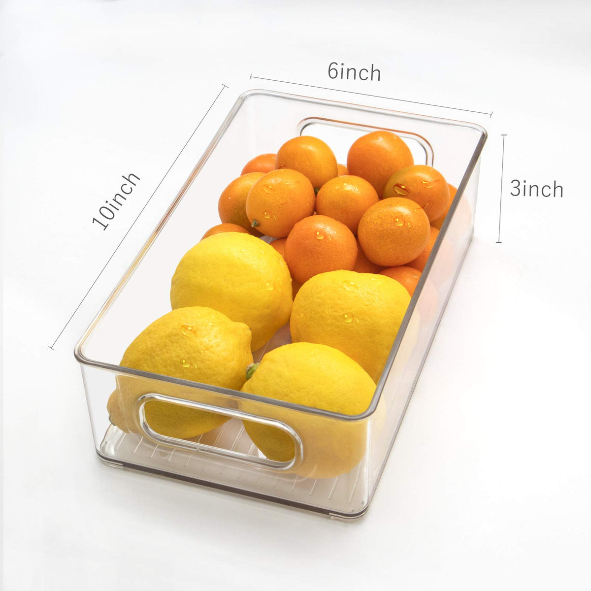 6-Pack Refrigerator Organizer Bins