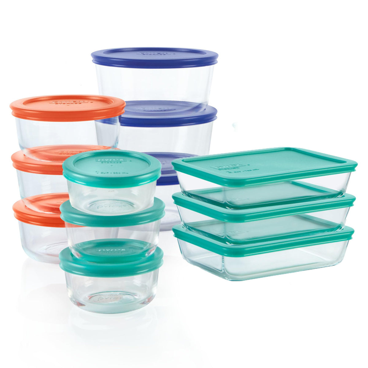 Glass Food Storage Container Set