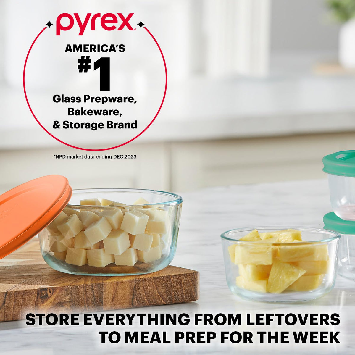 Glass Food Storage Container Set