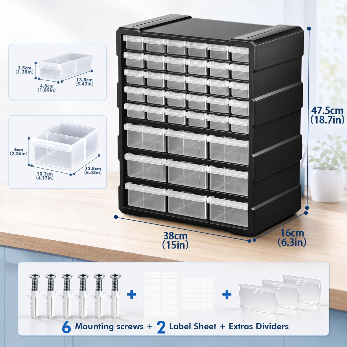 Multi-Drawer Craft Organizer