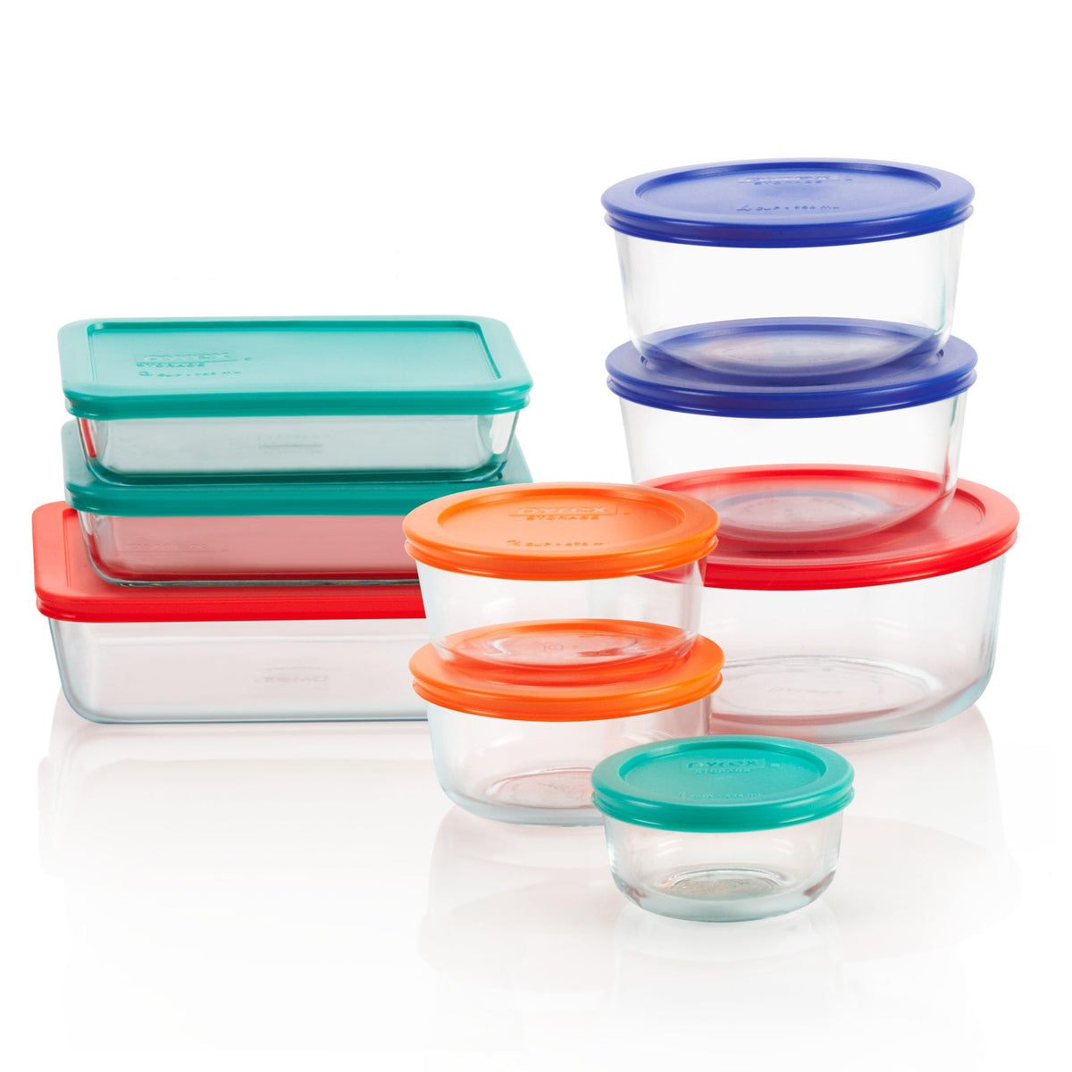 Glass Food Storage Container Set