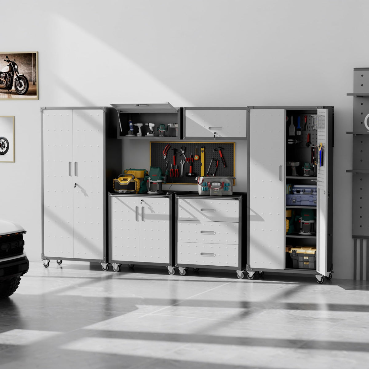 Modular Garage Storage Cabinet System