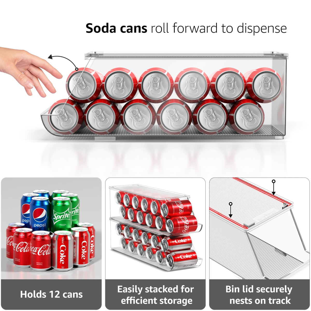 Stackable Soda Can Organizer