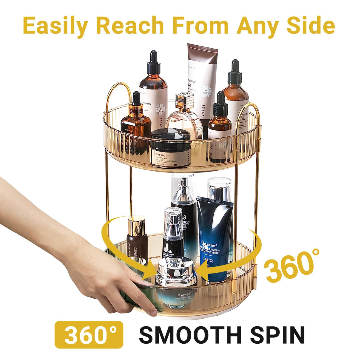 Rotating Makeup Organizer