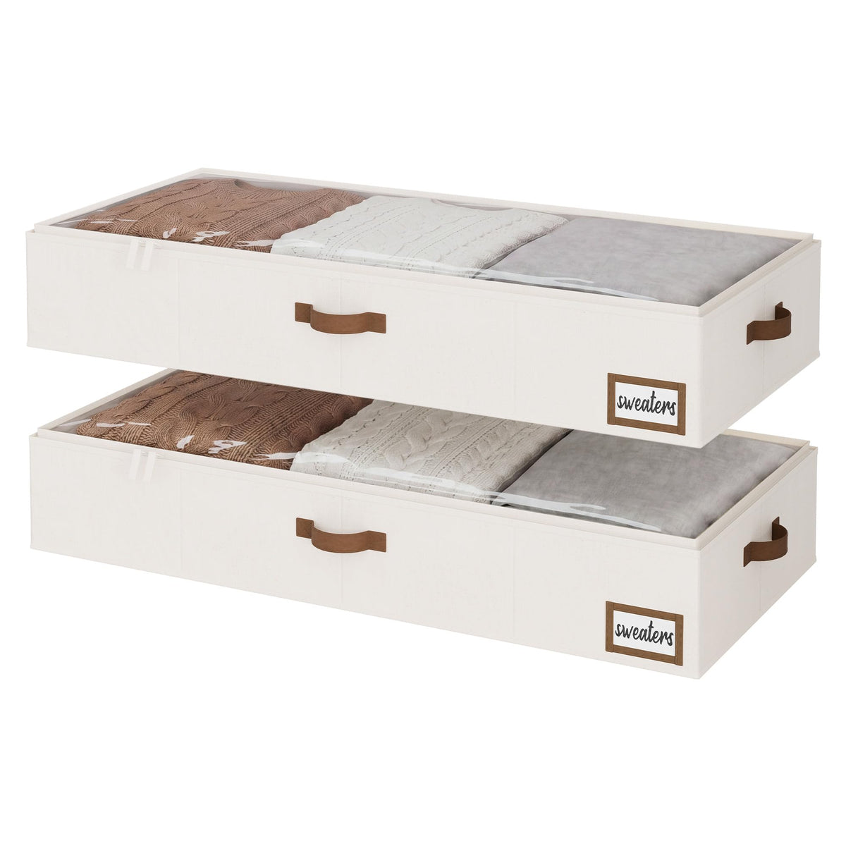 Foldable Fabric Underbed Storage Bins