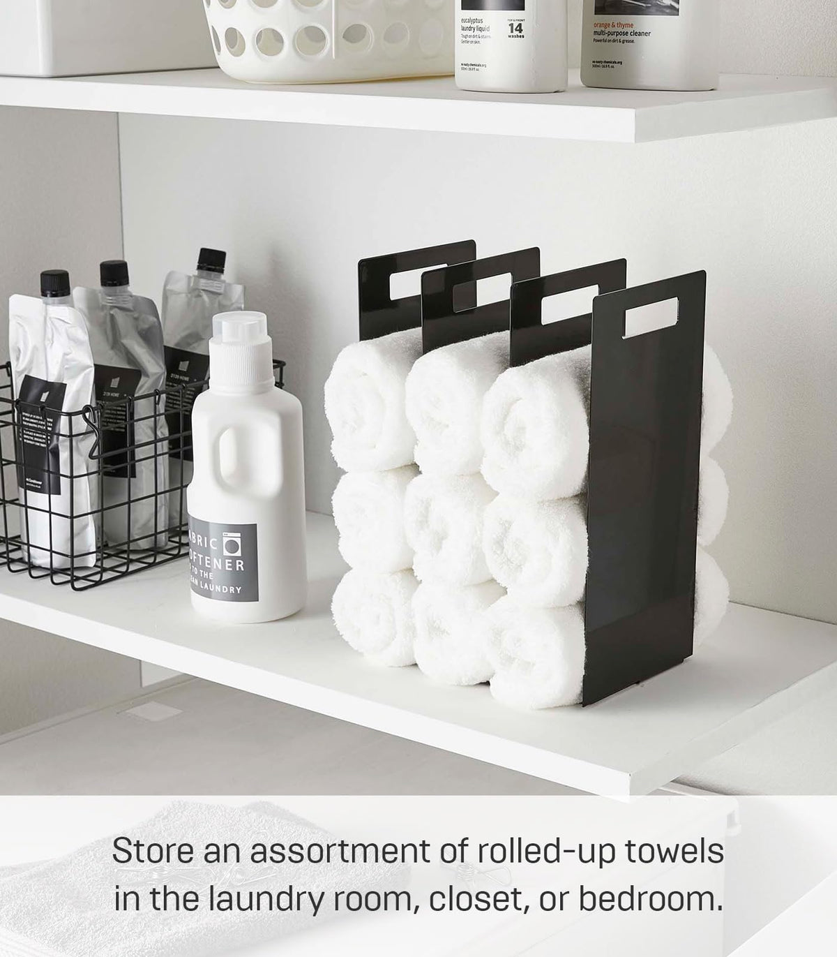 Interlocking Steel Towel Organizer