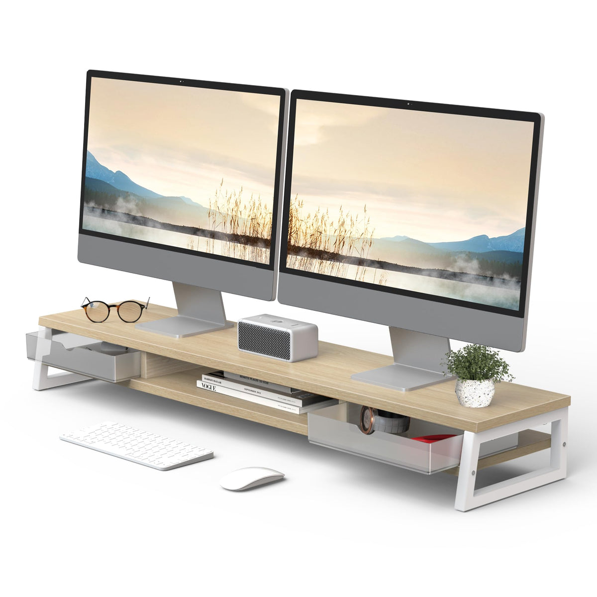 42.5-Inch Dual Monitor Riser