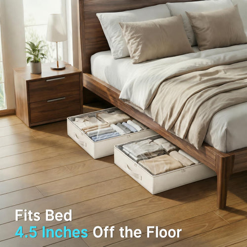 2-Pack Reinforced Underbed Storage Bins