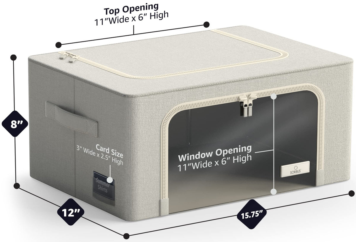 Foldable Fabric Storage Bins