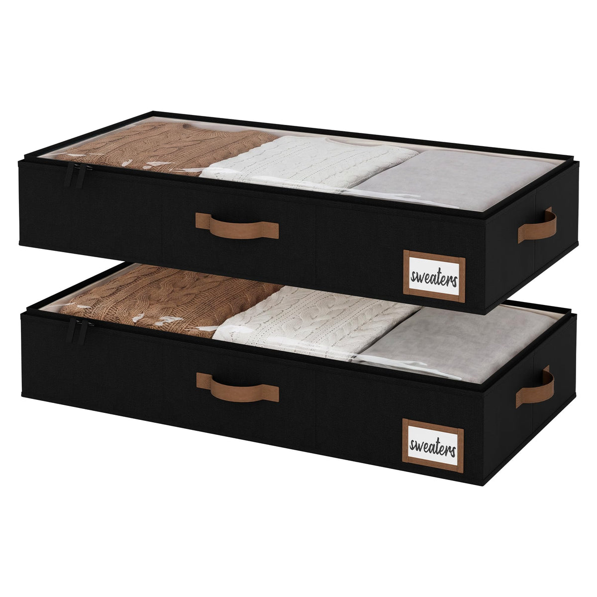 Foldable Fabric Underbed Storage Bins