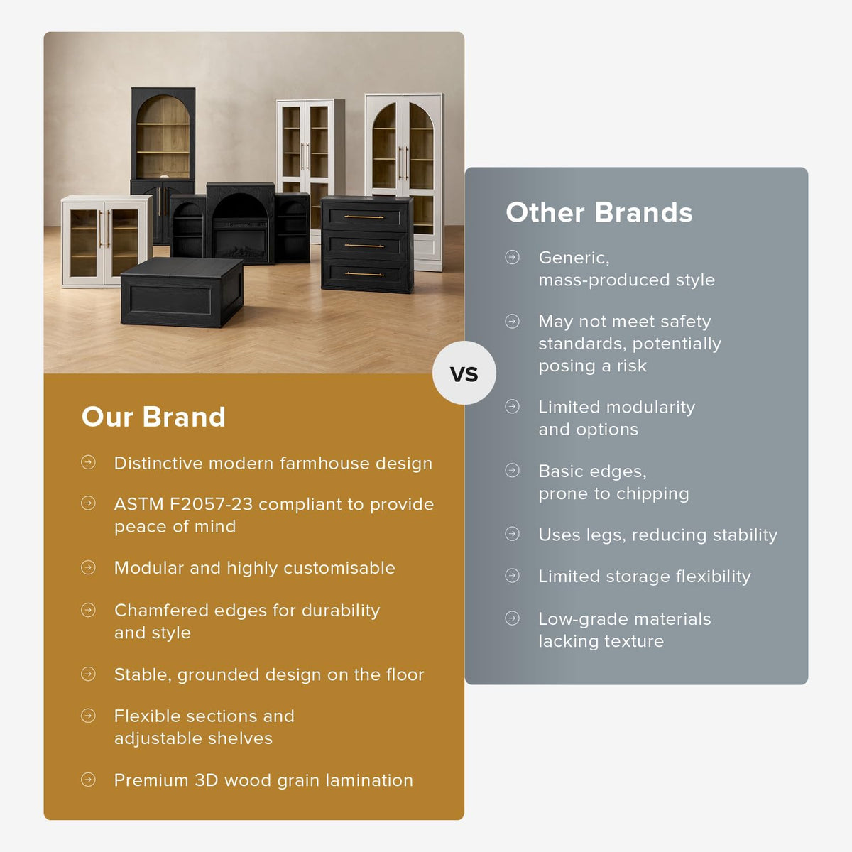 Modular Entertainment Storage Center