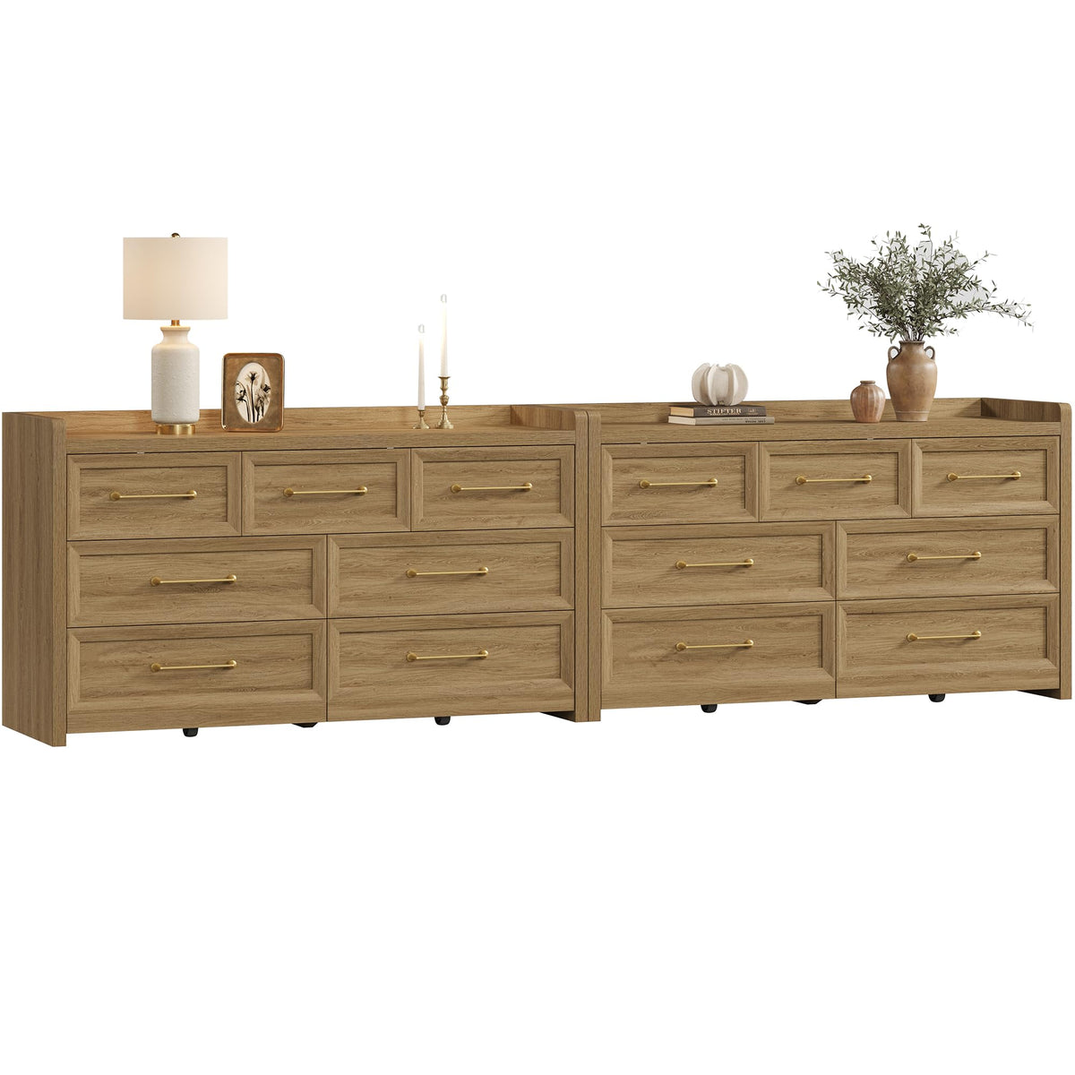 Wide 7-Drawer Bedroom Dresser