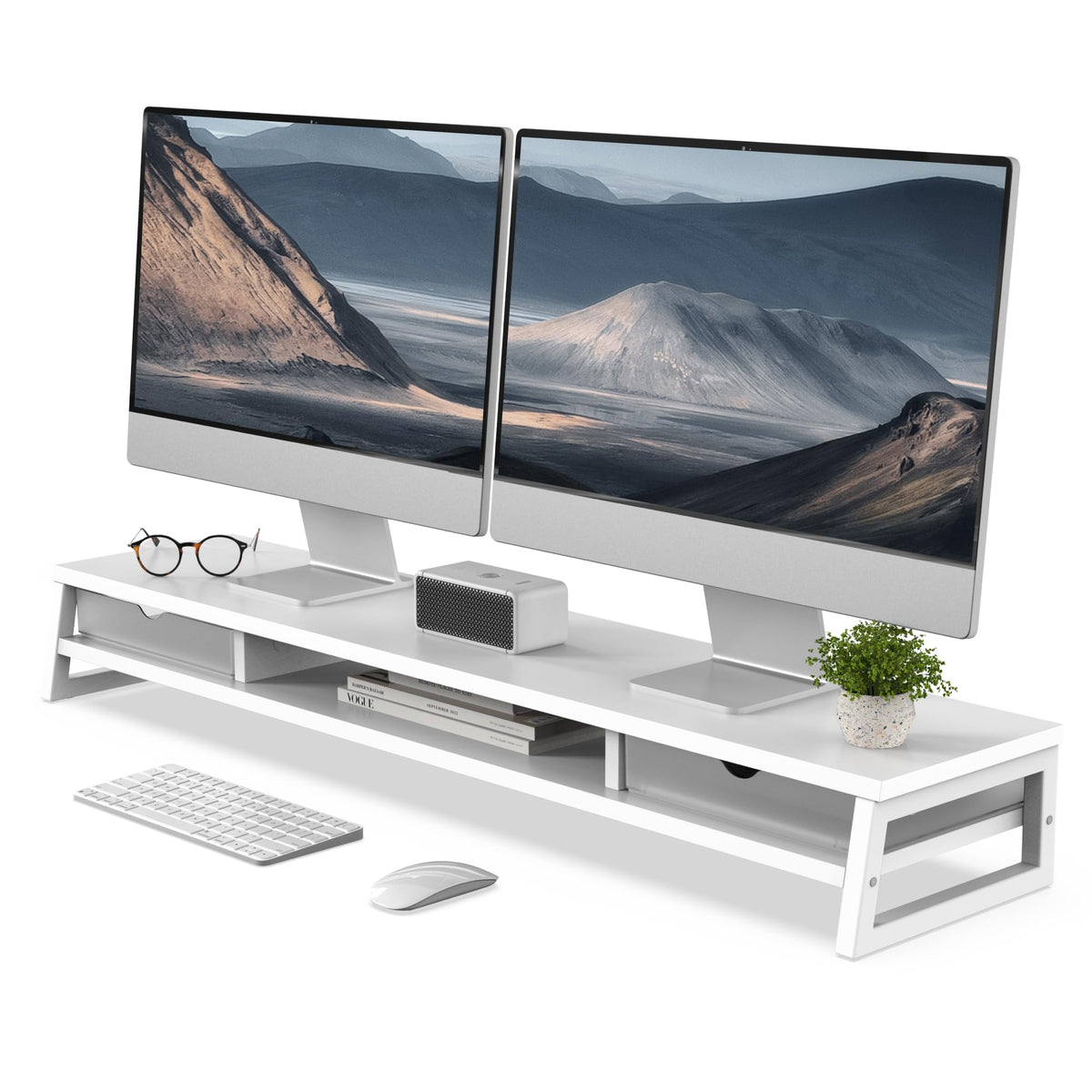 42.5-Inch Dual Monitor Riser