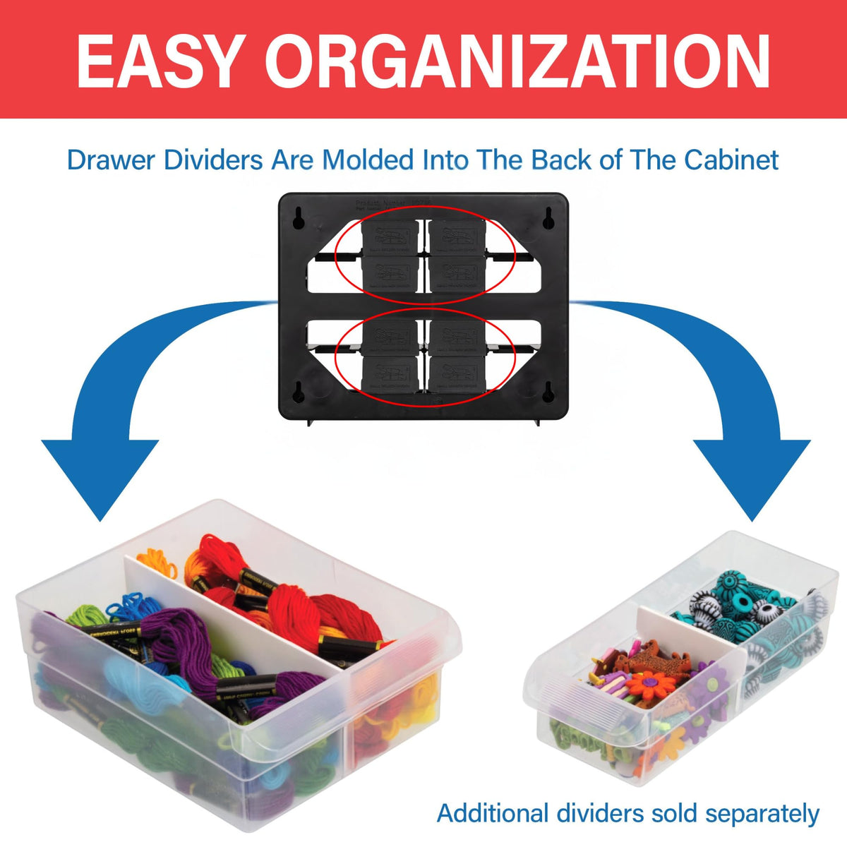 Modular Small-Parts Drawer Cabinet