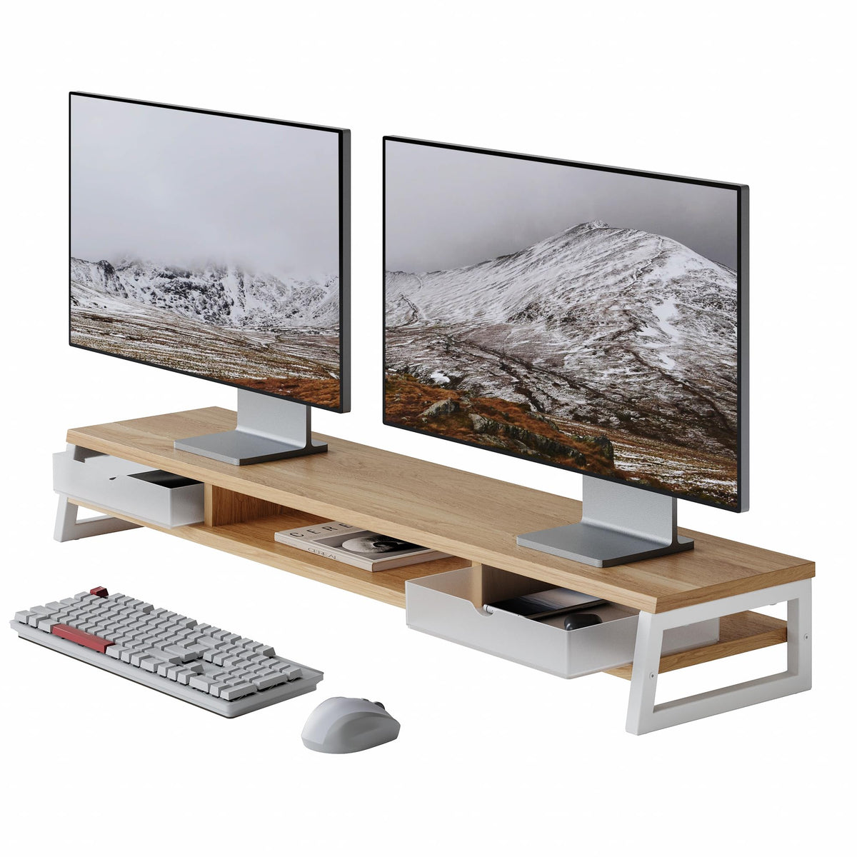 42.5-Inch Dual Monitor Riser