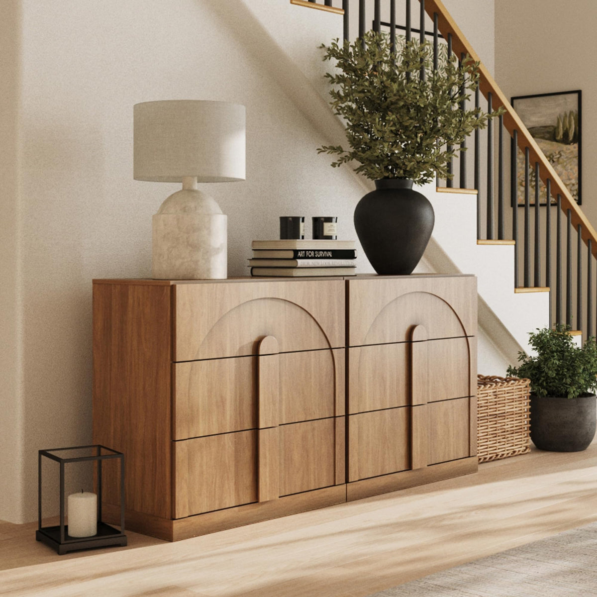 Dual-Zone Display Bookcase