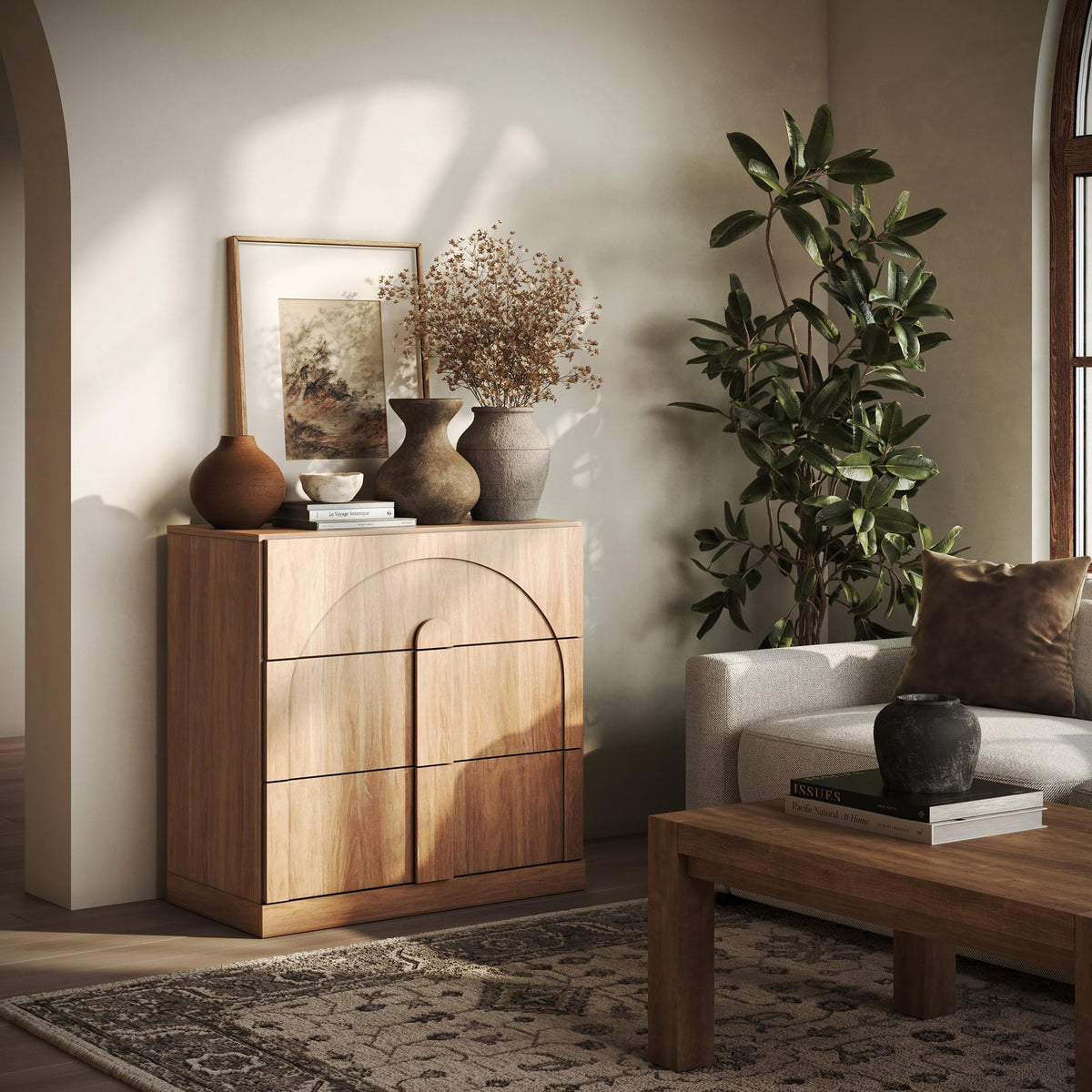 Dual-Zone Display Bookcase