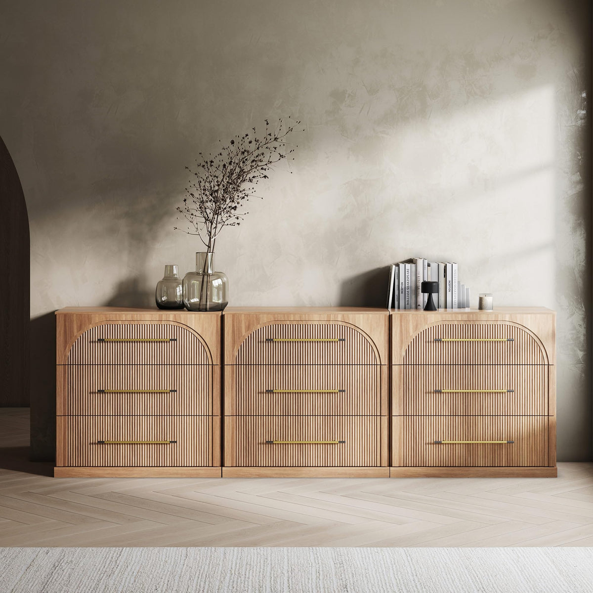 Dual-Zone Display Bookcase