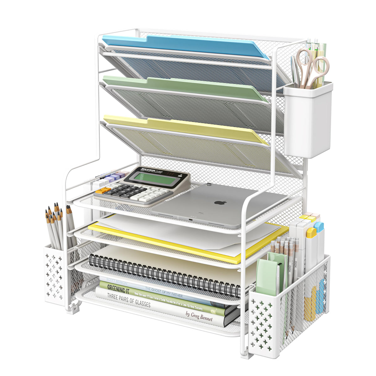 Multi-Tier Desk File Organizer