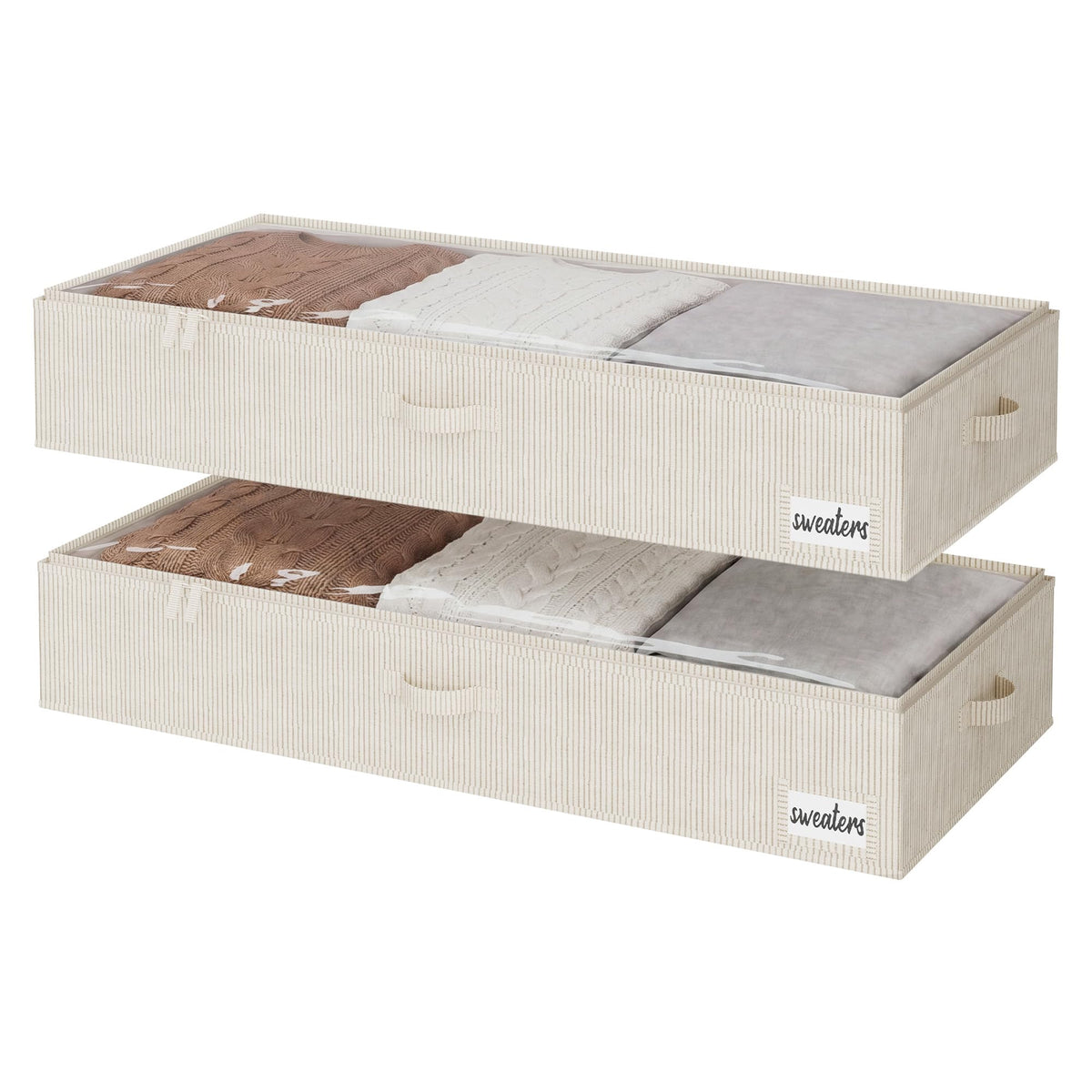 Foldable Fabric Underbed Storage Bins