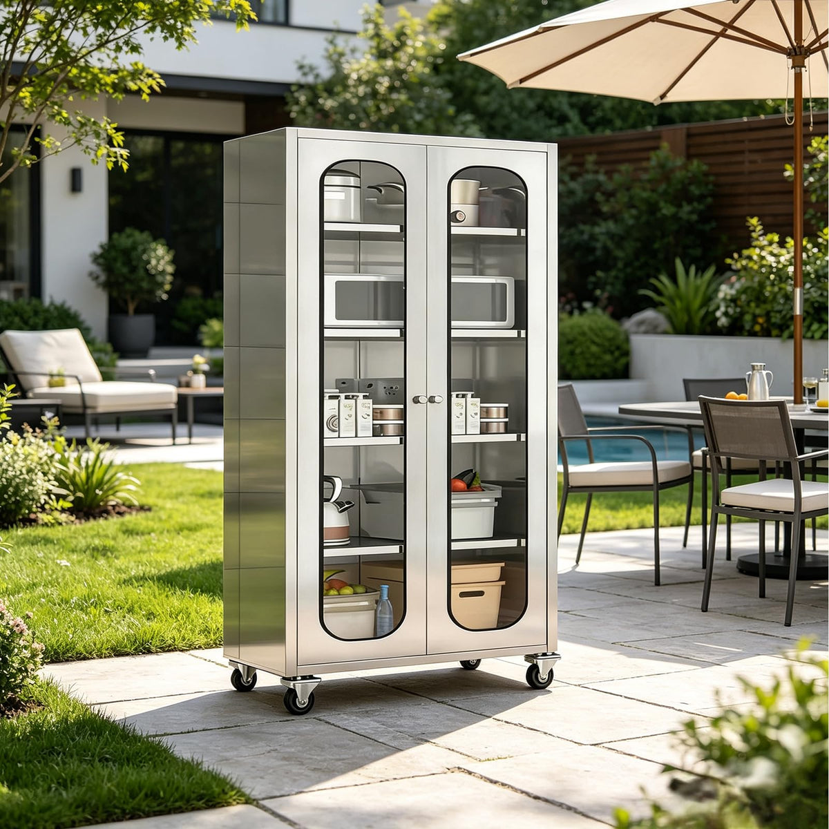 Large-Capacity Storage Cabinet