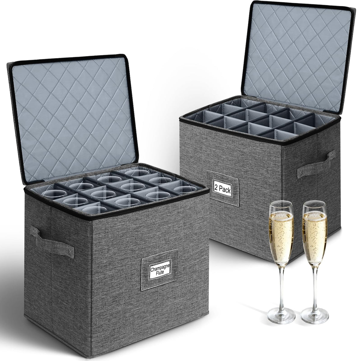 Hard-Shell Dinnerware Storage Set