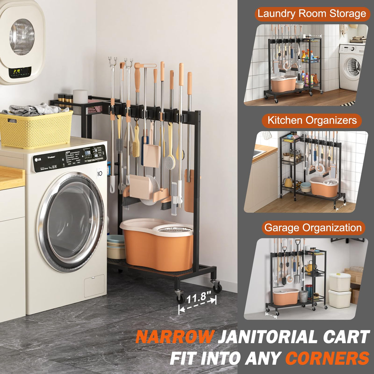 Mobile Cleaning Tool Organizer