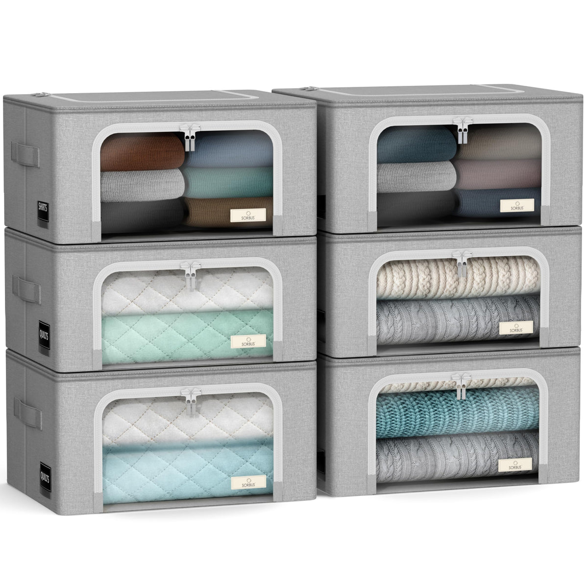 Foldable Fabric Storage Bins