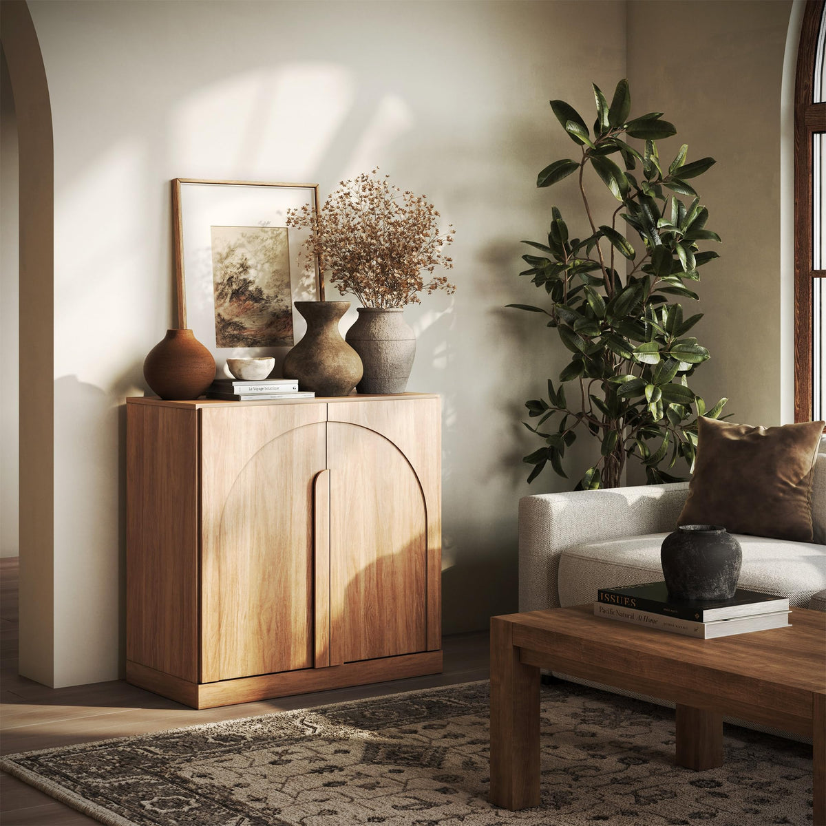 Dual-Zone Display Bookcase