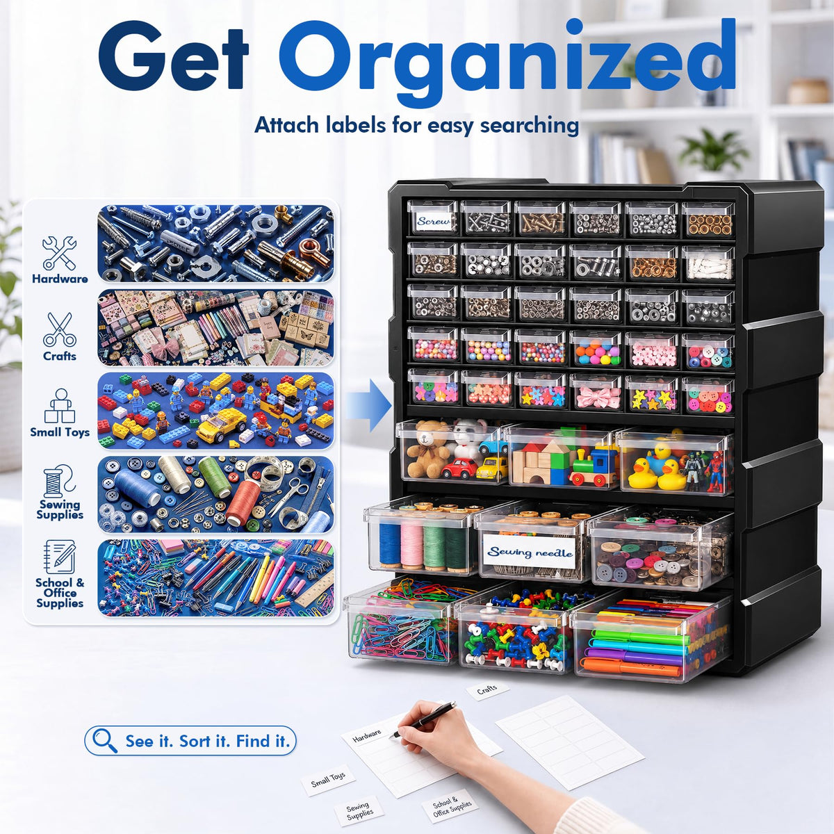 Multi-Drawer Craft Organizer