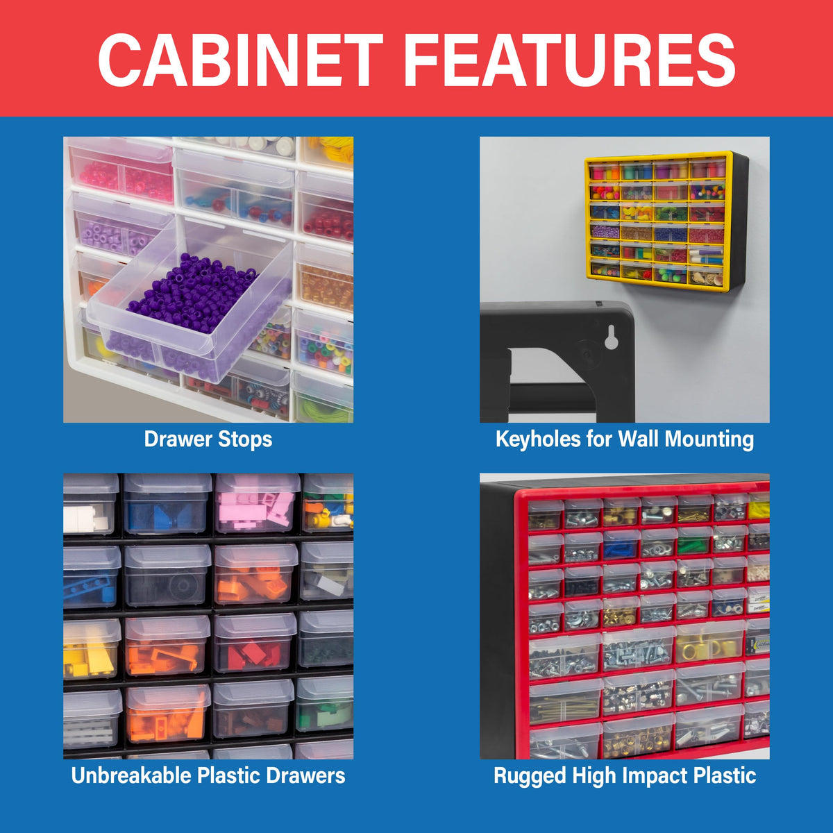 Modular Small-Parts Drawer Cabinet