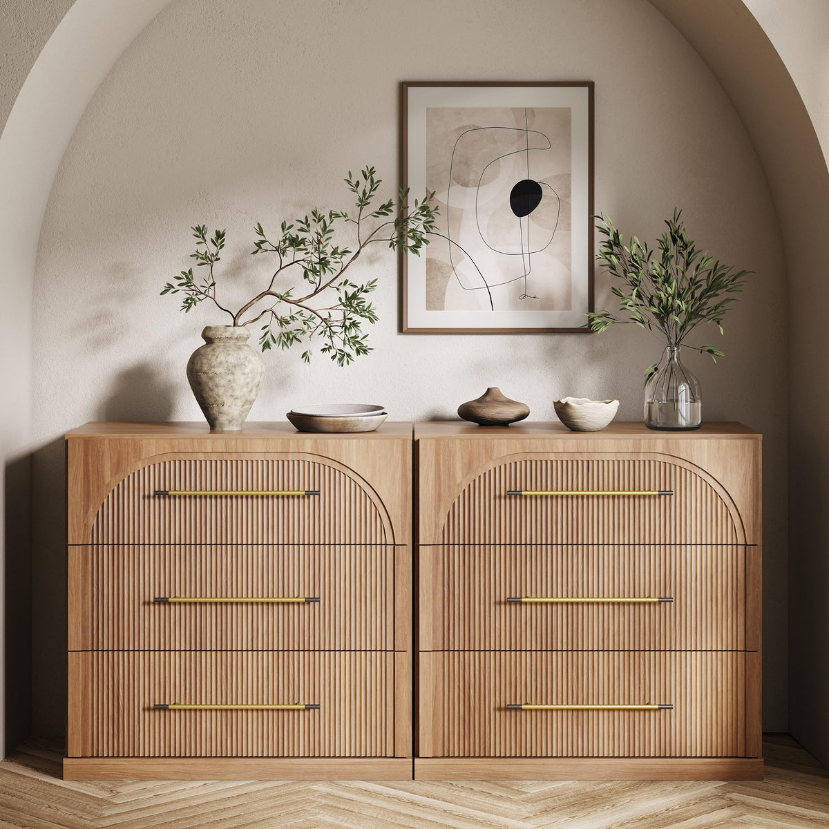 Dual-Zone Display Bookcase