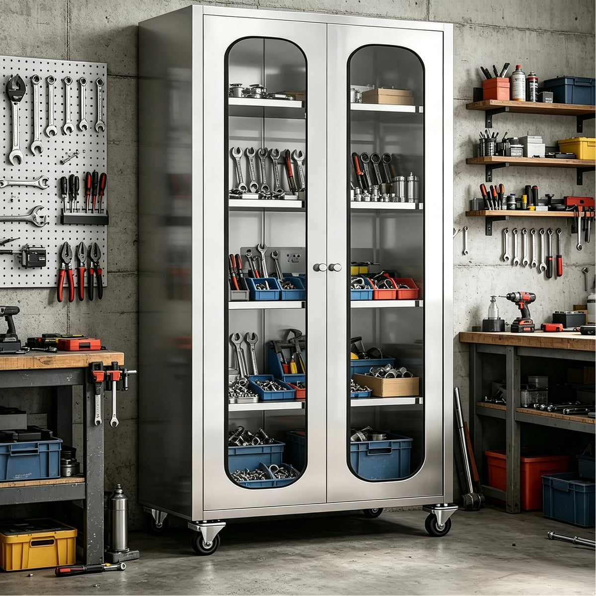 Large-Capacity Storage Cabinet