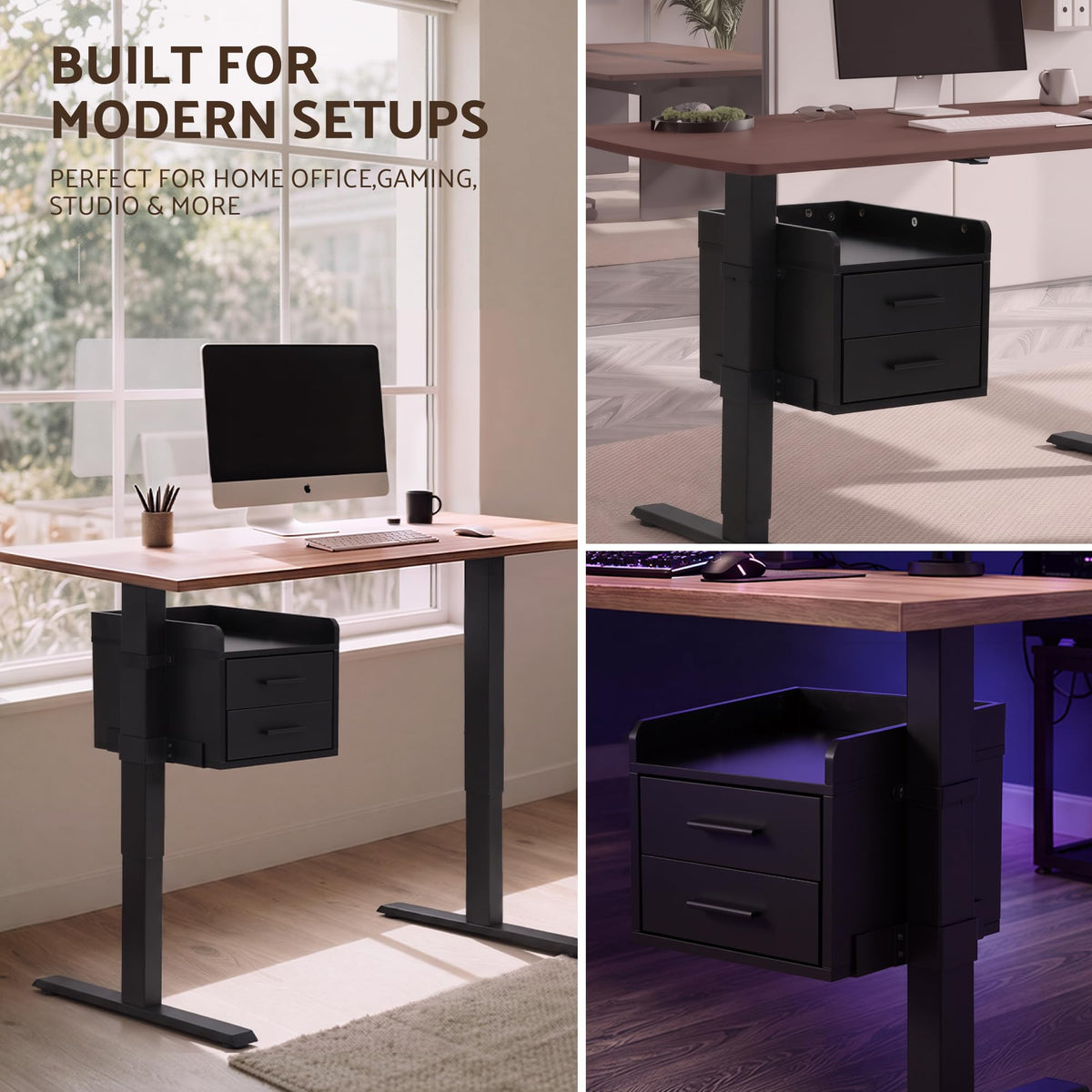 Clamp-On Standing Desk Drawer