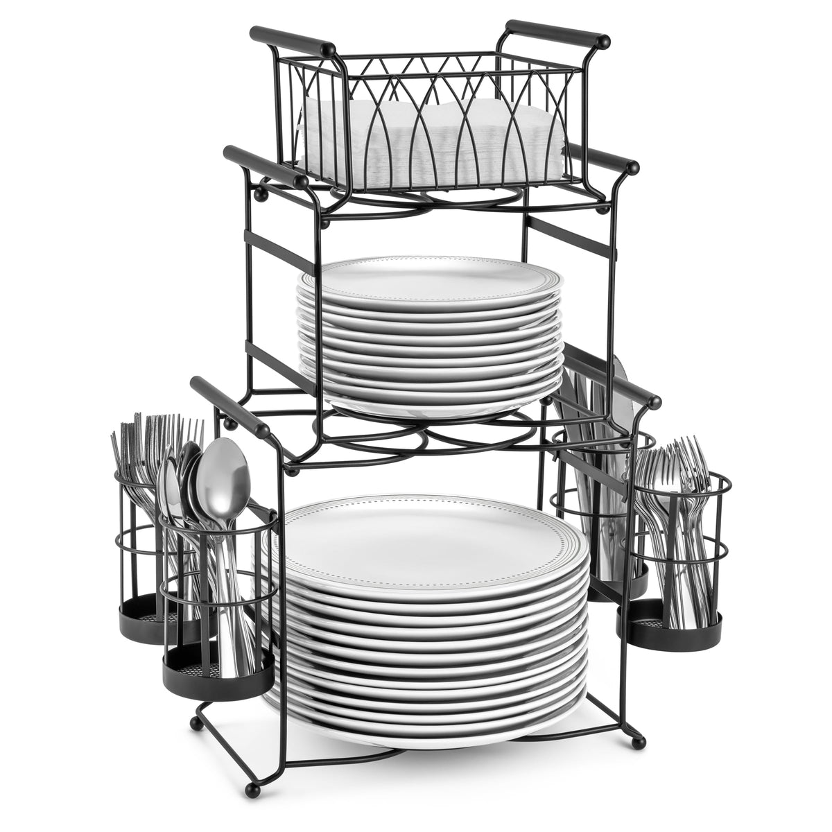7-Piece Buffet Tableware Caddy