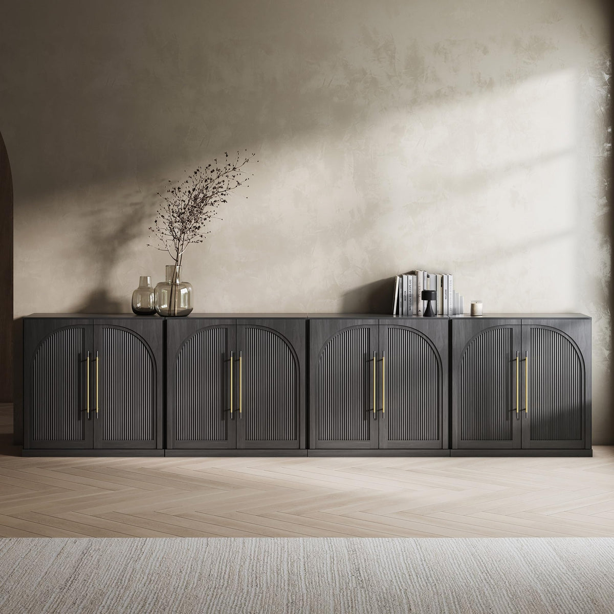 Dual-Zone Display Bookcase