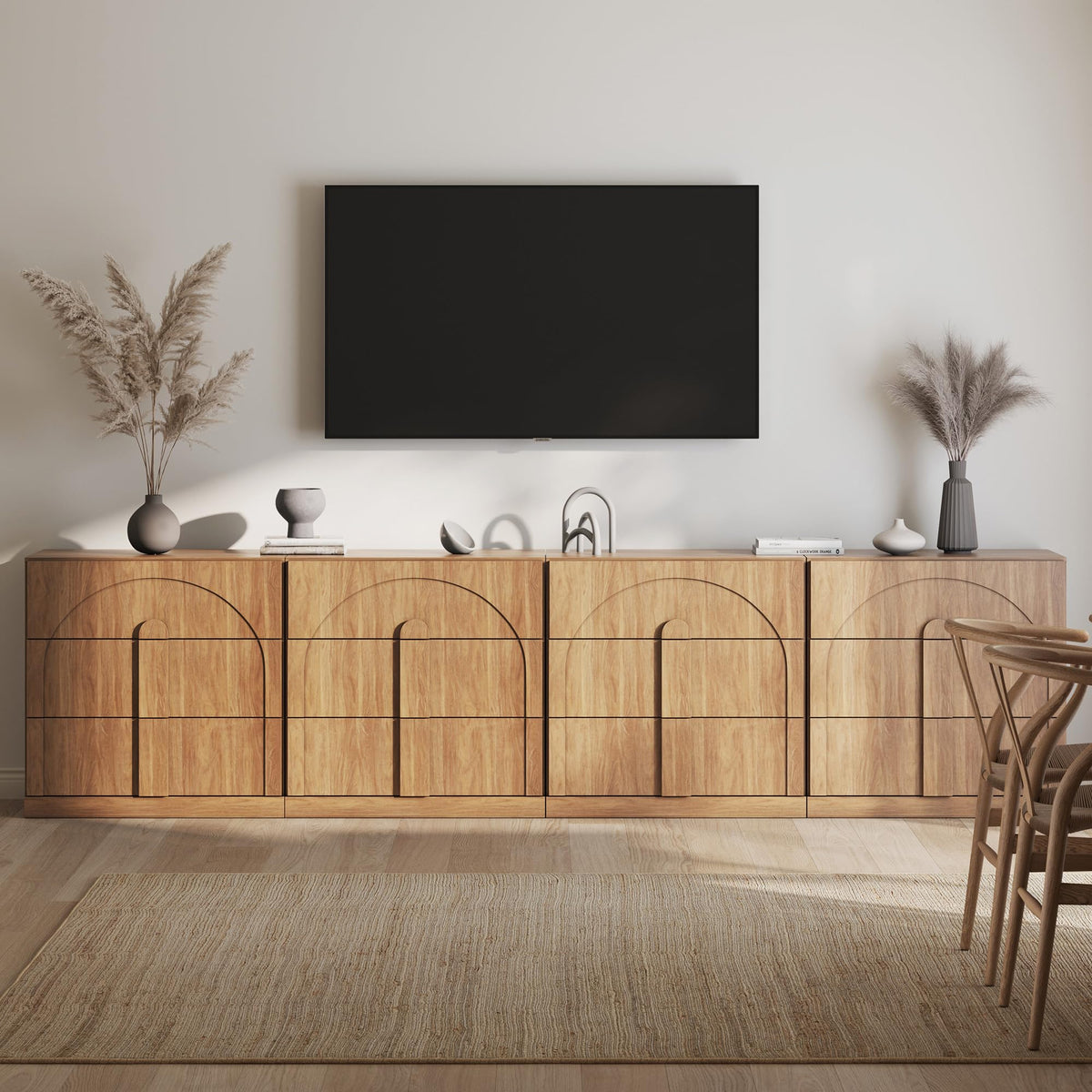 Dual-Zone Display Bookcase