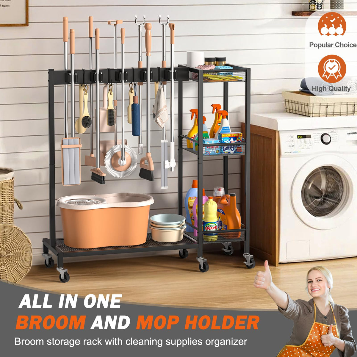 Mobile Cleaning Tool Organizer