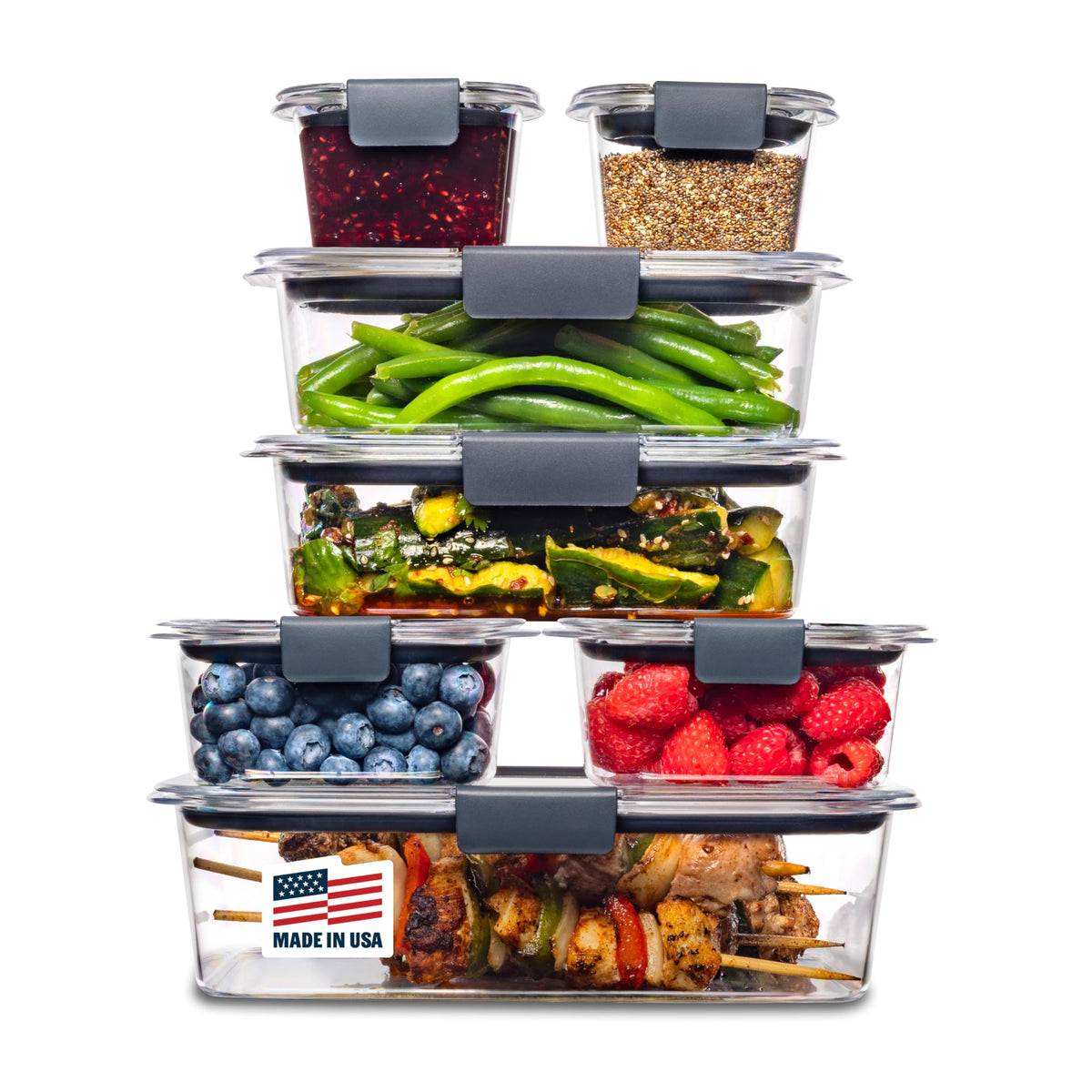 Airtight Modular Food Storage Containers