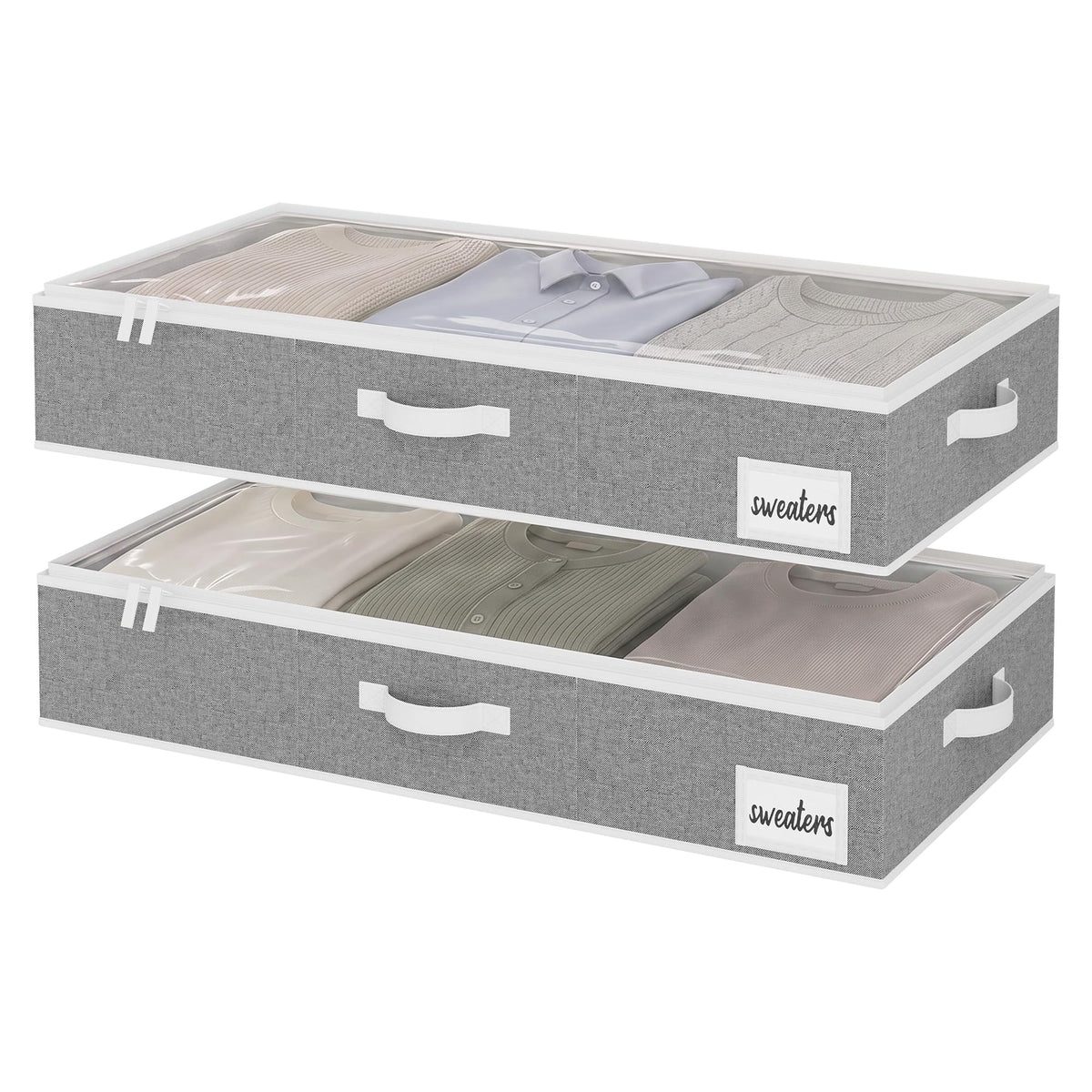Foldable Fabric Underbed Storage Bins