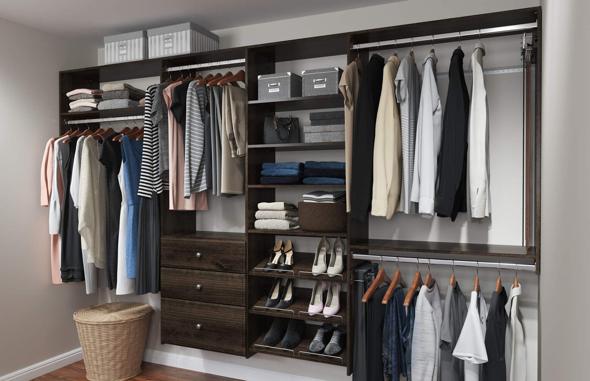 Dual-Tower Closet Organizer