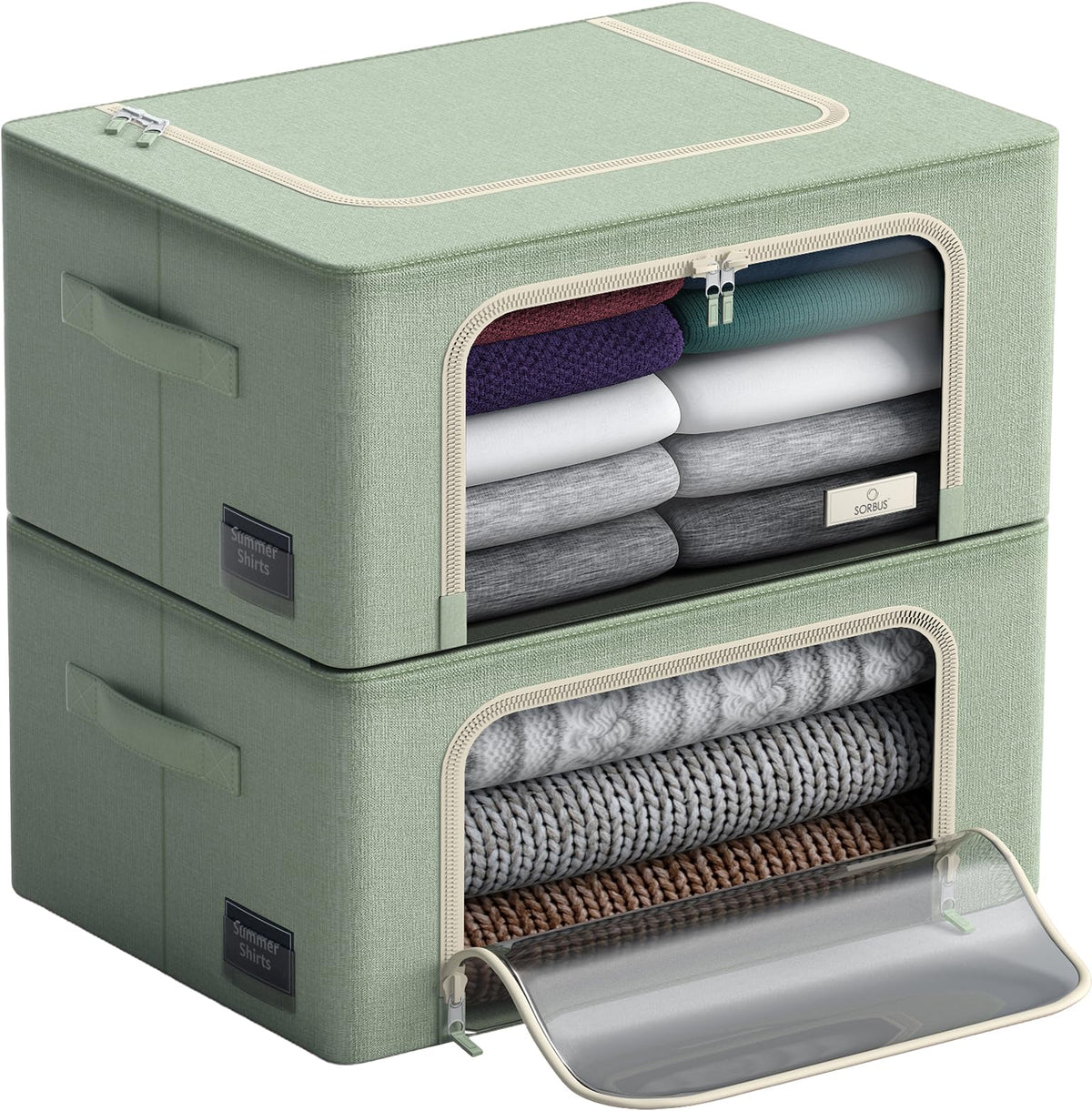 Foldable Fabric Storage Bins