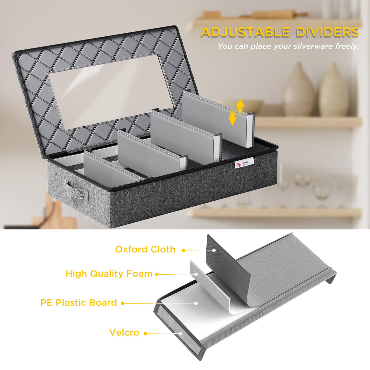 8-Piece Dinnerware Storage Set