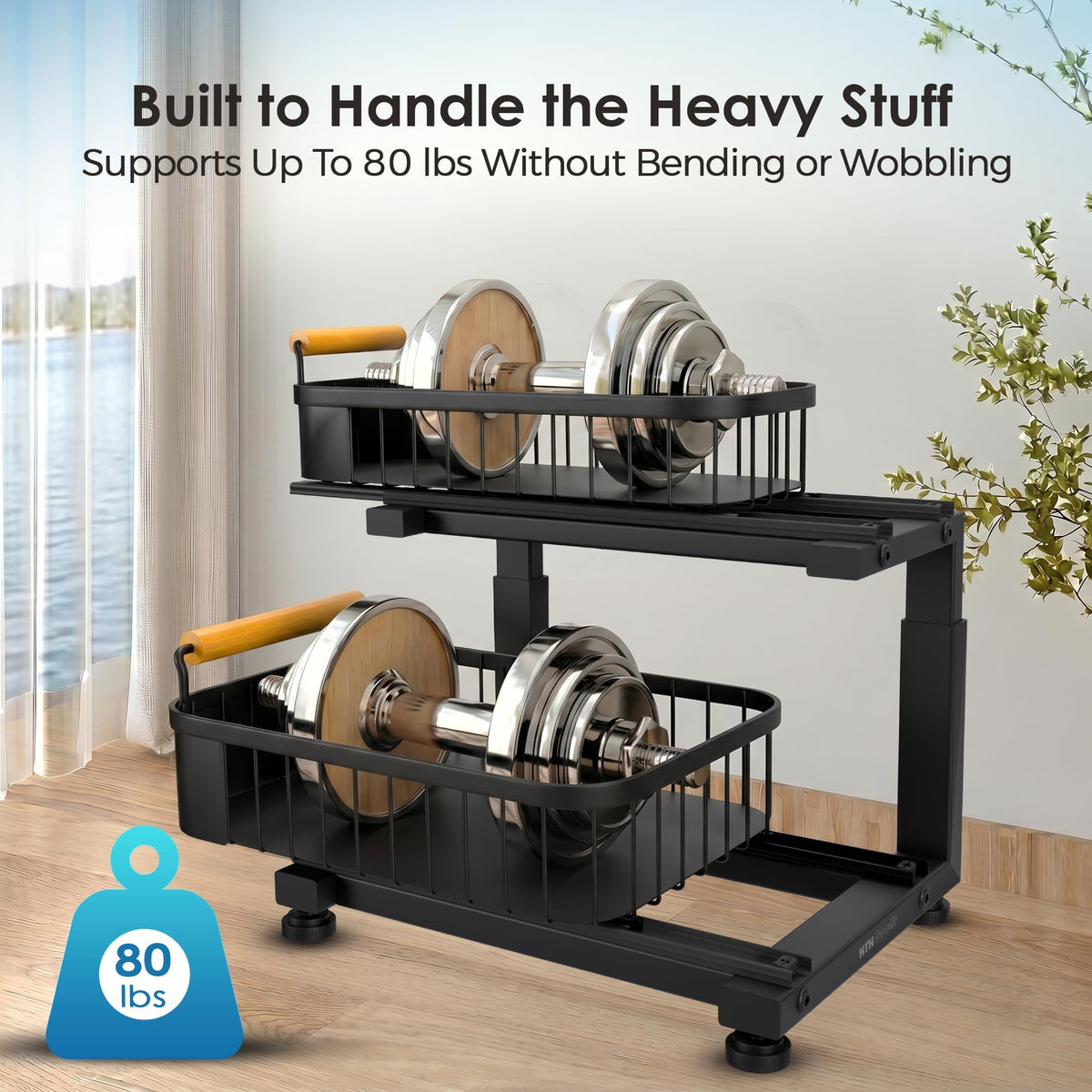 2-Tier Pull-Out Under-Sink Organizer