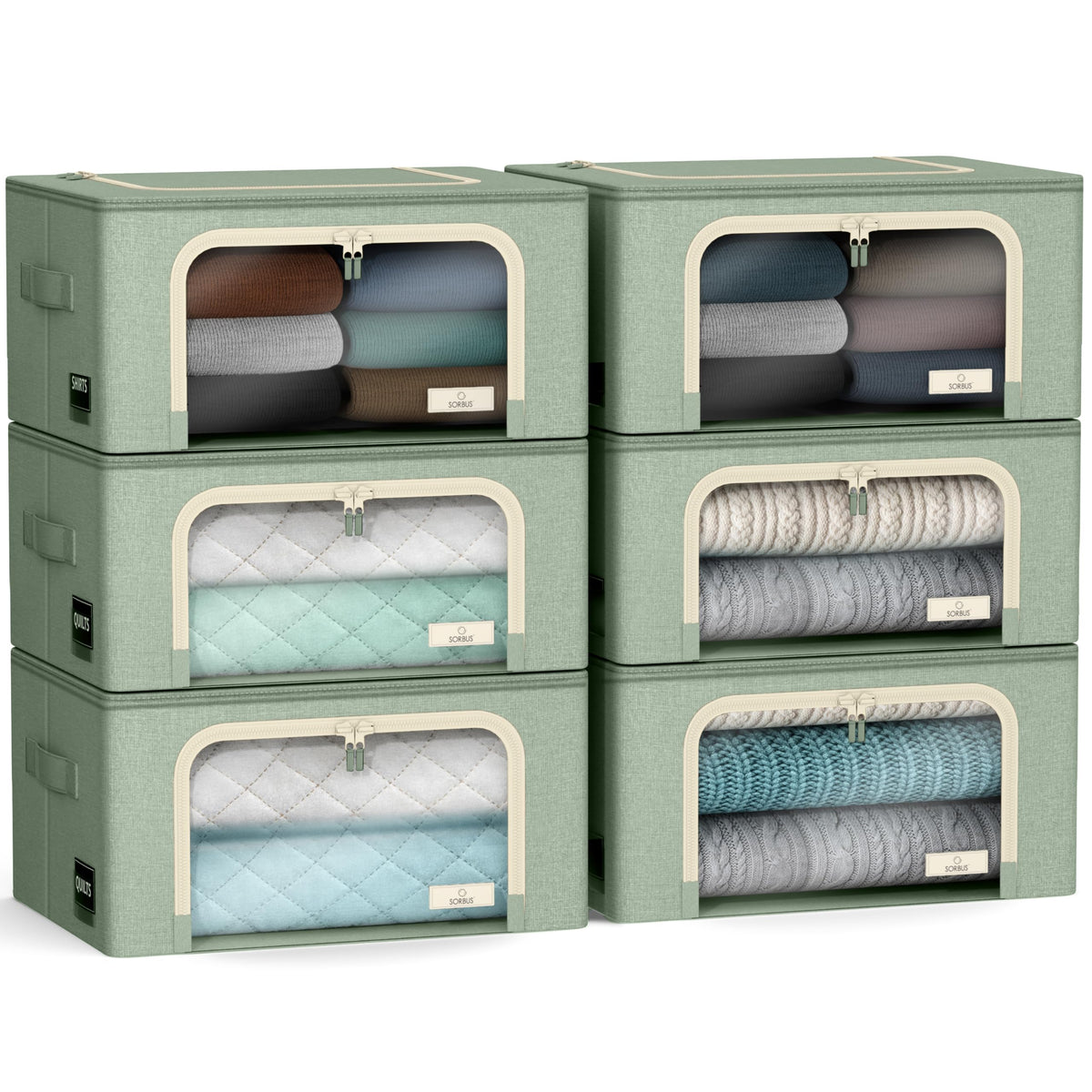 Foldable Fabric Storage Bins